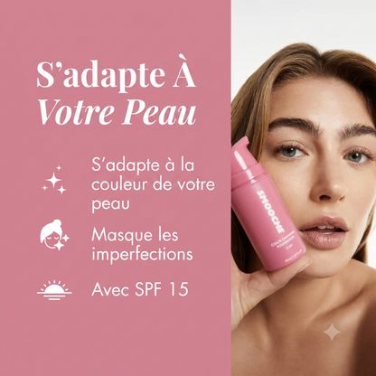 Fond de teint à changement de couleur